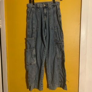 Wild Fable Light Blue Denim Cargo Pants